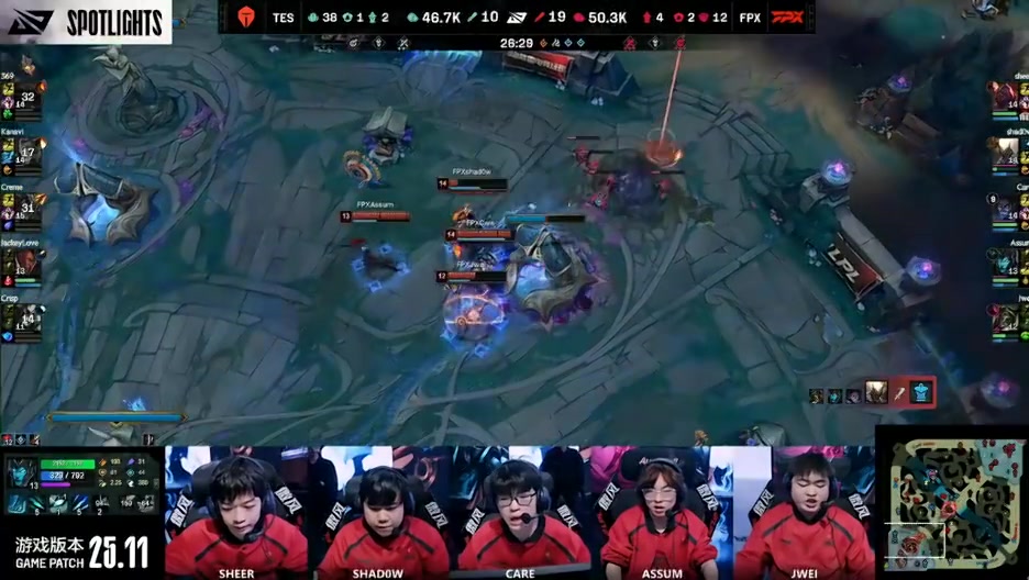 TES局内语音-Crisp：哎哟我去Creme；JKL：逐渐找回状态